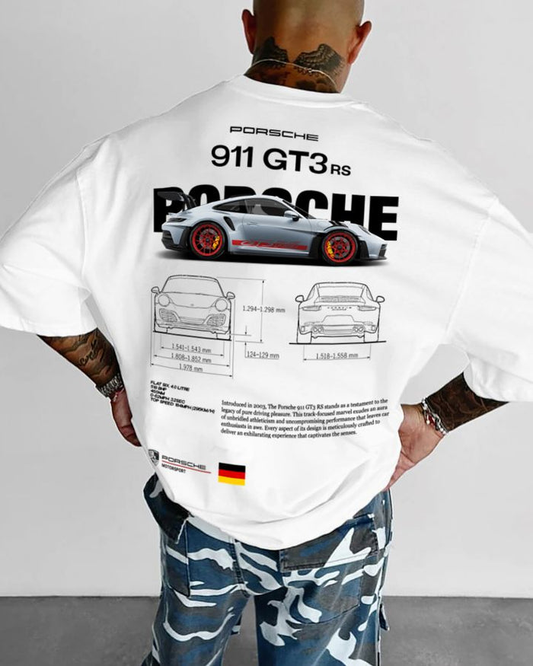 Porsche 911 Gt3RS | Oversized T-Shirt | Write